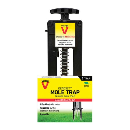 Victor Victor Deadset Medium Plunger Animal Trap For Moles 1 pk M9015